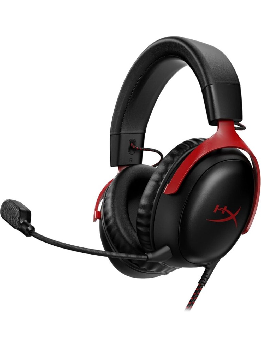 HyperX Cloud III Wired Gaming Headset, Angled 53mm Drivers